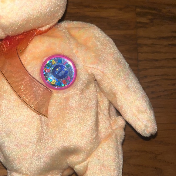 2000 Ty Beanie Babies "Sunny" The Orange E-Bear 8" Plush retired with errors - Picture 3 of 12